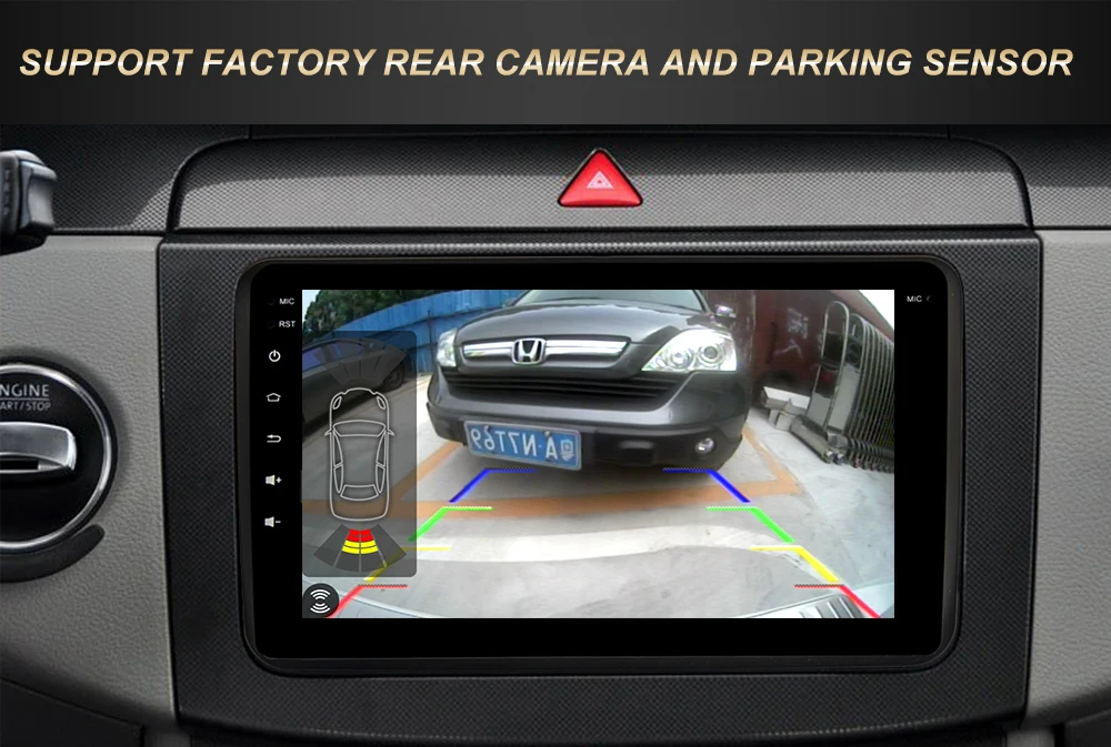 Top Dasaita 8" Android 9.0 Car GPS Radio Player for VW Volkswagen Golf 5 6 Polo Passat Tiguan Jetta EOS Sharan Amarok Scirocco Video 12