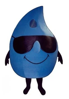 

Blue Drop of Water mascot costumes 100% real picture adults christmas Halloween Outfit Fancy Dress Suit Free Shipping2019New