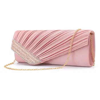 

Stylish WoMan Rhinestone Handbag Evening Party Clutch Bag Wedding Purse