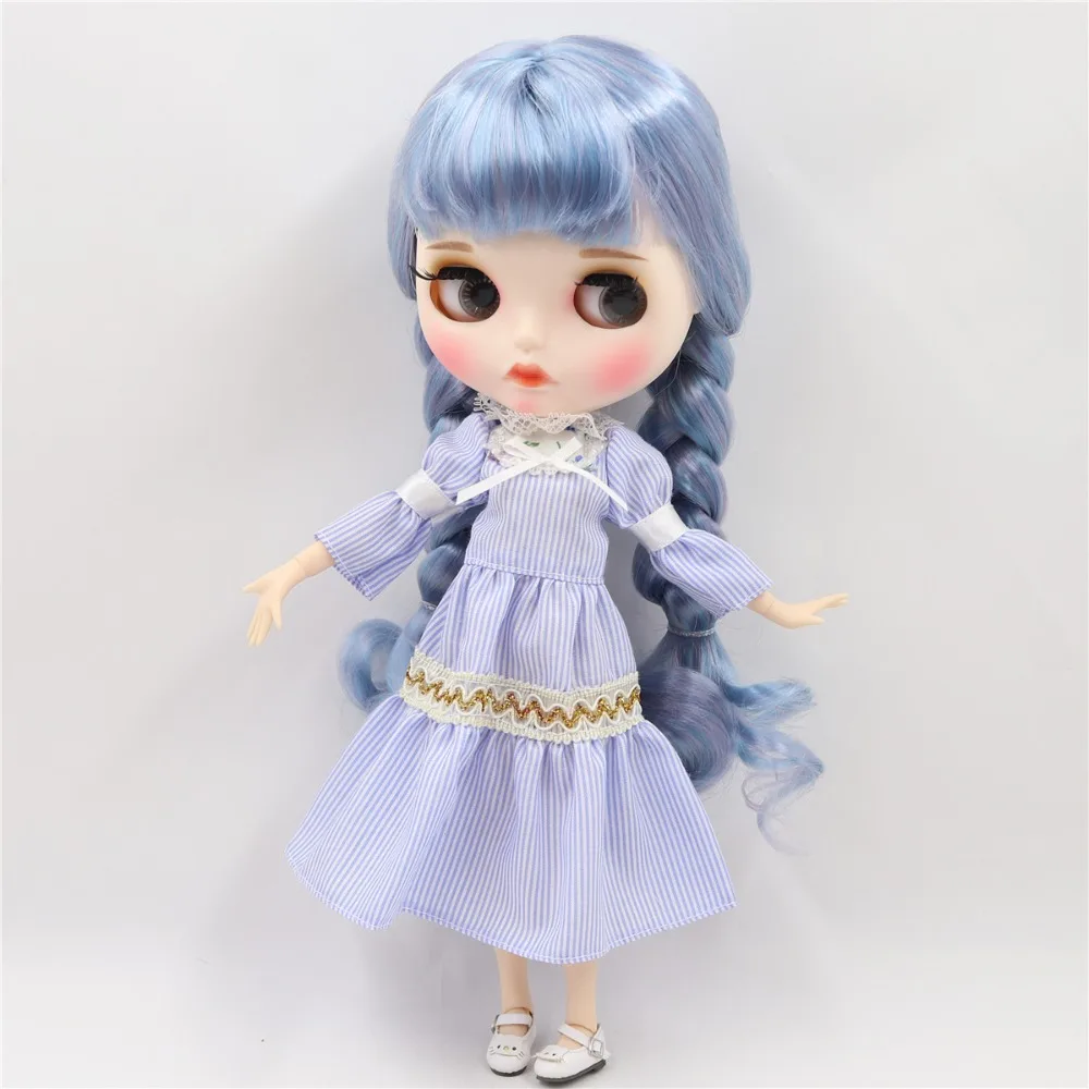 Germaine – Premium Custom Neo Blythe Doll with Multi-Color Hair, White Skin & Matte Pouty Face 1