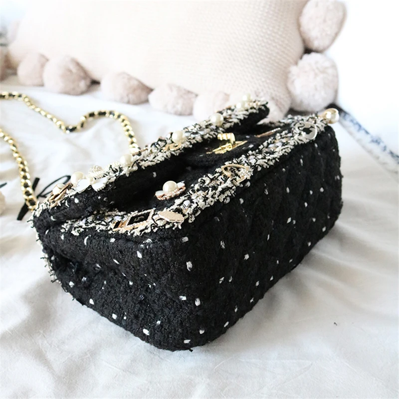 Женские сумки на плечо, роскошная сумка-мессенджер с кристаллами, черная сумка, вечерняя сумочка с кристаллами, свадебная сумка женские сумочки