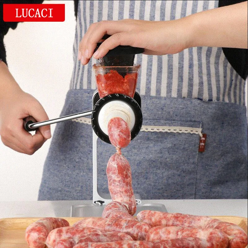 

New Manual Meat Grinders Mincer Vegetable Slicer Meat Grinder Sausage for Kitchen