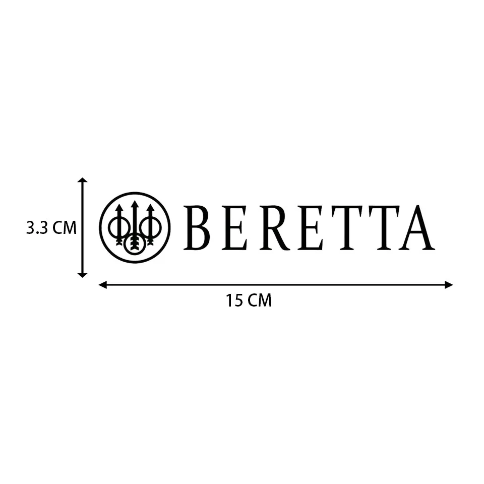 153.3CM BERETTA Gun Funny Motorcycle Car-styling Vinyl Decals Car Sticker Motorcycle Stickers Home Sticker Computer Sticker (1)