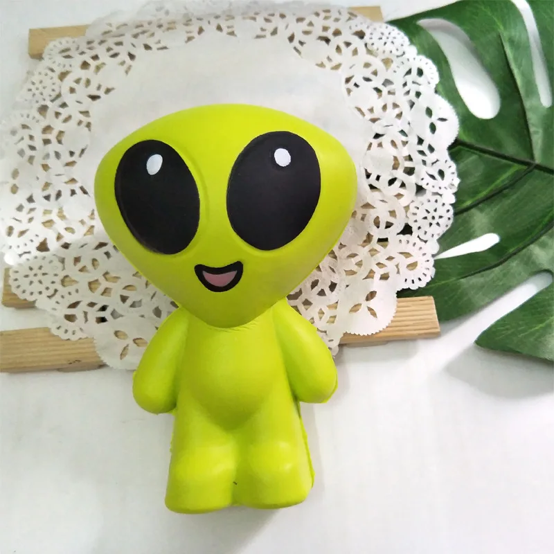 

Cute Jumbo Soft Extraterrestrial ET Squishy Toy Slow Rising for Children Adult Anti-Stress Funny Novelty Squeeze Toys Decor