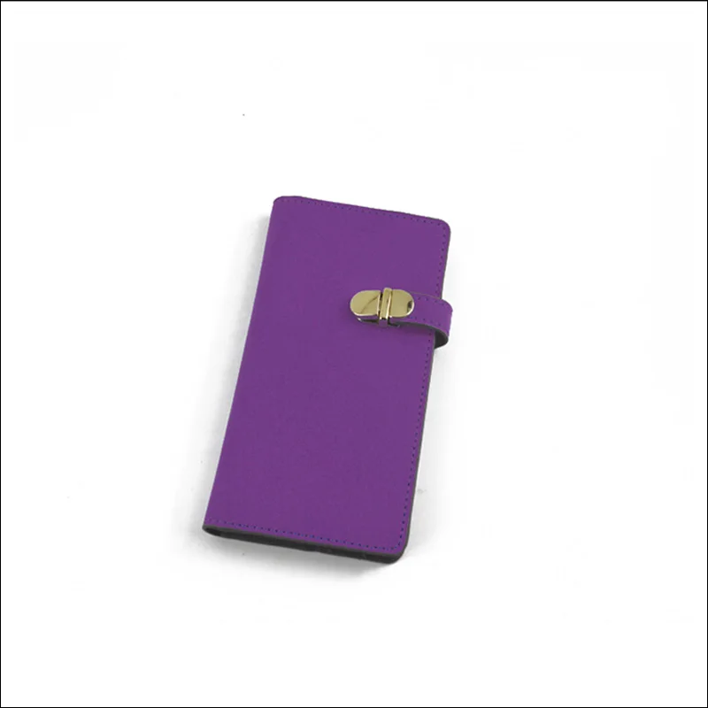 Sansister кожаный чехол для iPhone 7 Plus фирменный розовый чехол-кошелек с зеркалом для макияжа многофункциональный флип-чехол - Цвет: Purple and grey