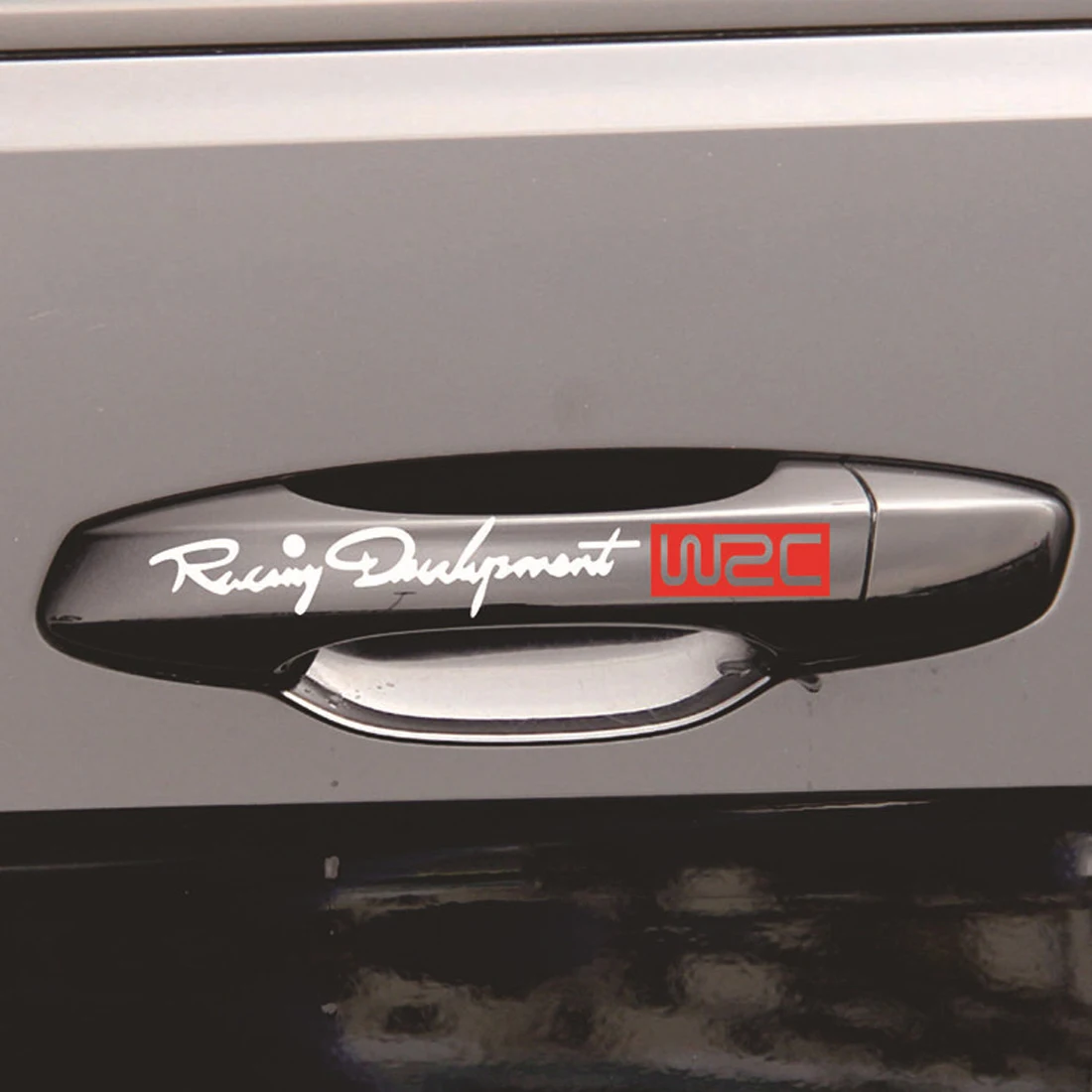 

4 x Newest WRC Car Door Handle Stickers Decal for Jeep Cherokee Comanche Commander Commando Compass Dispatcher Grand Cherokee