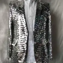 Новая мужская одежда модные тонкие костюм с блестками певица DJ DS Мужской бар ночной клуб, сценические костюмы торжественное платье S-3XL