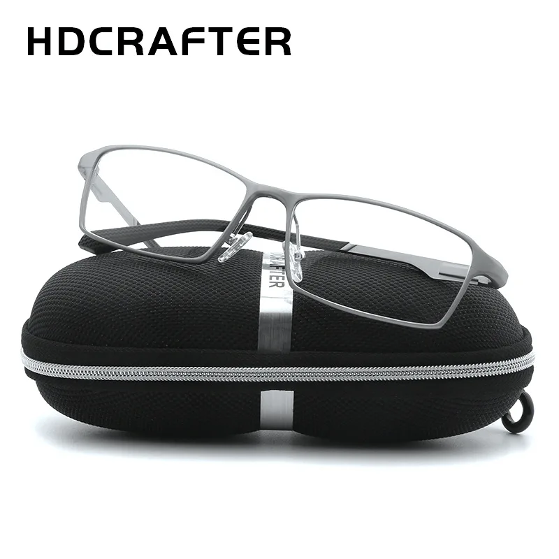 Buy HDCRAFTER TR90 17g Lightweight Glasses Frame Myopia Hyperopia Prescription Eyeglasses Frames Reading Clear Glasses Frame Men