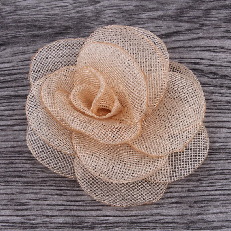 1 шт. многослойная марлевая заколка для волос 14 цветов 3 5 см|hair flower|fabric flowersflowers for