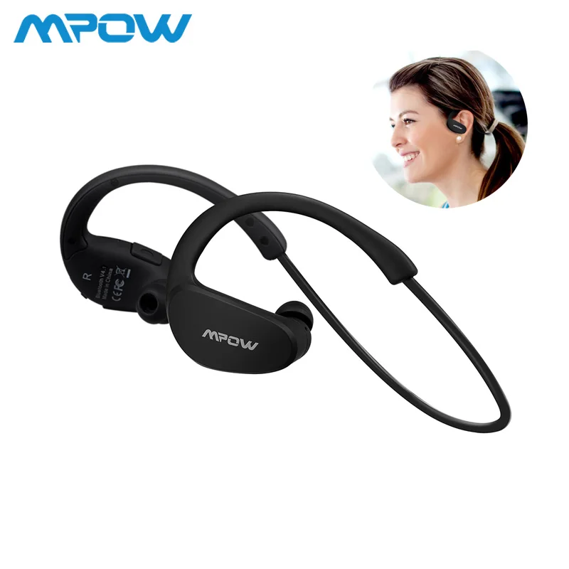Mpow MBH6 Cheetah 4.1 Bluetooth Headset Sports Headphones Wireless Headphone Microphone Sport Earphone For iPhone Xs Max Samsung