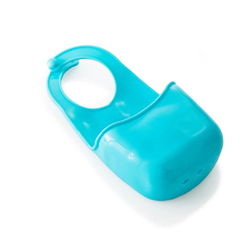 1 шт. карамельный цвет раковина висячая сумка для хранения домашнего использования держатель зубной щетки Органайзер коробка сливной мешок корзина кухонные аксессуары для ванной комнаты - Цвет: style 1 blue