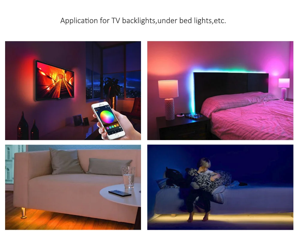RGB Bluetooth светодиодный контроллер RGBW 12V 24V DC iOS Android App мобильный телефон