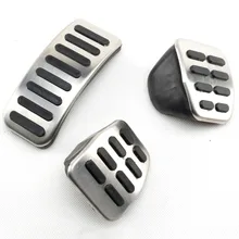 TAIHONGYU 3PCS Clutch Gas Brake MT Pads Sport Pedals for VW Golf Jetta Bora Mk4 Polo Beetle