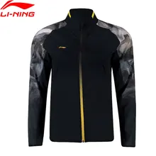 Li-Ning, Мужская серия бадминтон, куртки, обычная посадка, 92% полиэстер, 8% спандекс, национальная команда, подкладка, спортивные куртки, AYYN013 MWJ2528