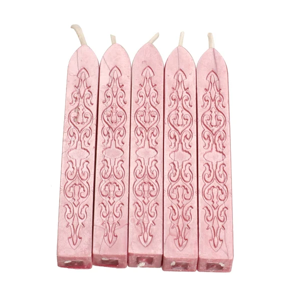  Colorful 5pcs Colorful Sealing Wax Stick Stamp Wax For Documents Sealing For Letters Wedding Invita