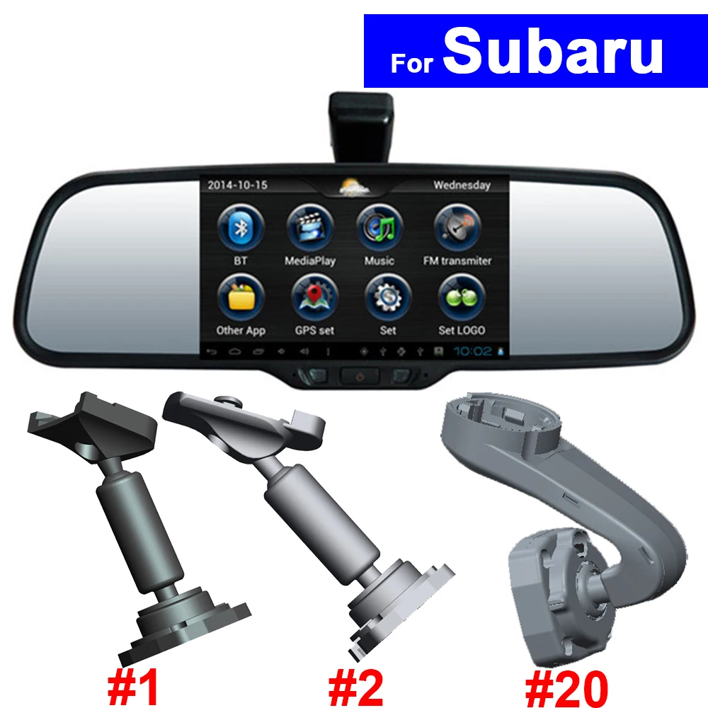 

Touch Screen Car Rear View Mirror DVR GPS Navi Bluetooth WIFI for Subaru XV BRZ Forester Outback Legacy Android Auto Monitor