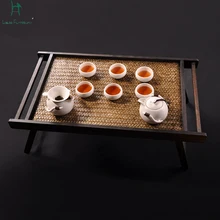 Луи моды чайный столик творческой личности, небольшой простой в античном стиле из твёрдой древесины