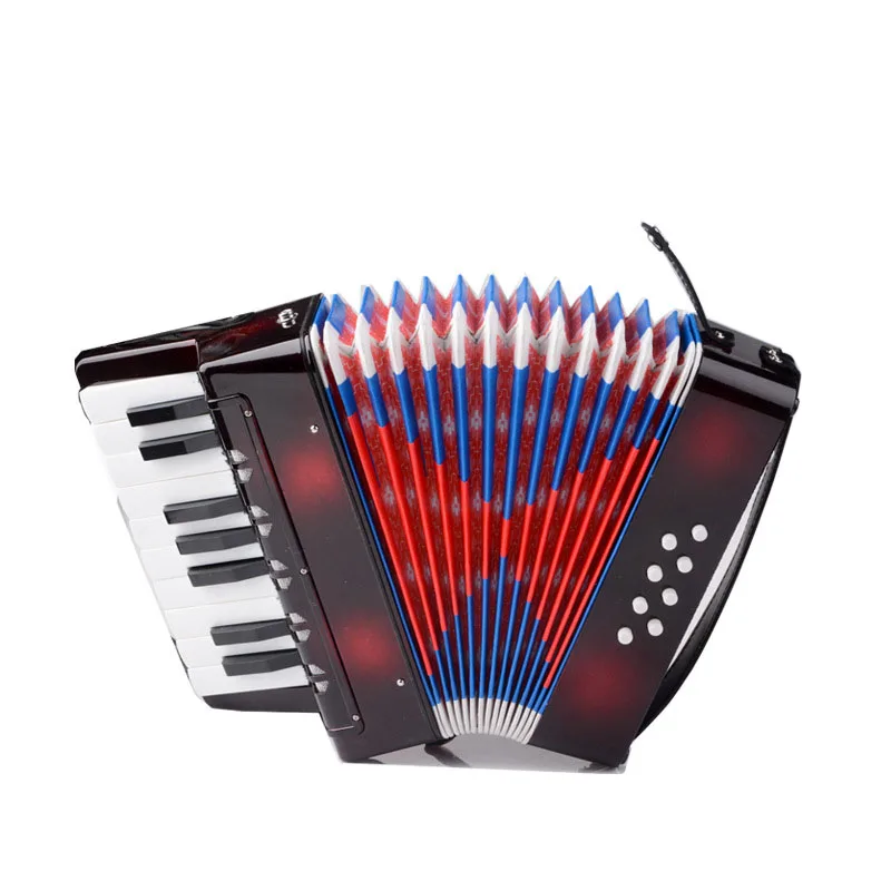 

17 keys 8 bass accordion custom LOGO lettering children's accordion keyboard musical instruments