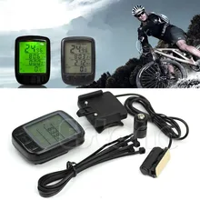 Waterproof Cycle Bicycle Bike LCD Computer Speedometer Odometer With Backlight