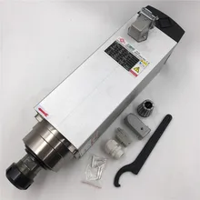 CNC Spindle Motor 7.5KW ER32 Collet Air-cooling 220V 380V 18000rpm High Speed 4Bearing for CNC Woodworking Router Machine