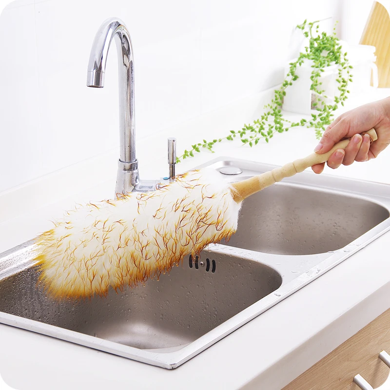 Vanzlife от пыли щетка Бытовая перо Пыльник уборка шерсть для метлы|cleaning duster|wool