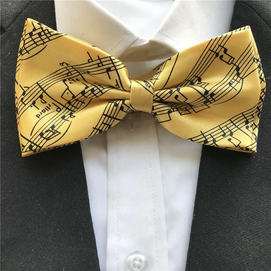 

10 Pcs/Lot Wholesale Adult Men Fashion Music Notation Bowties Musical Notes Piano Butterflies Bow Ties