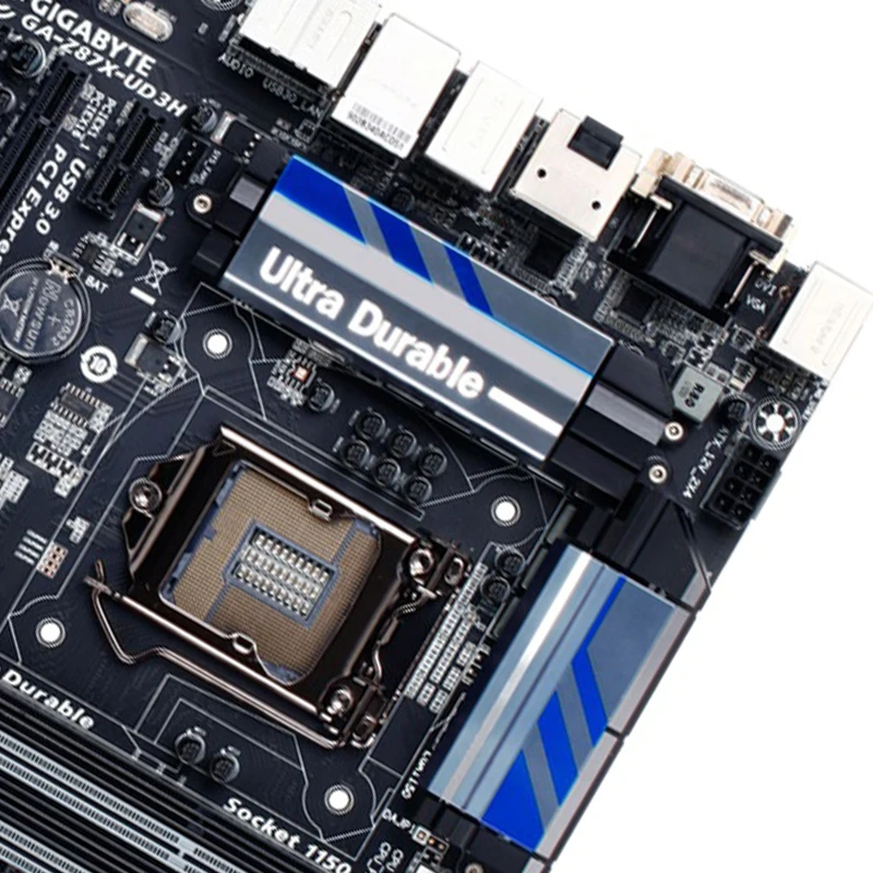 GIGABYTE GA-Z87X-UD3H рабочего Материнская плата LGA1150 i3 i5 i7 DDR3 USB3.0 блок питания ATX