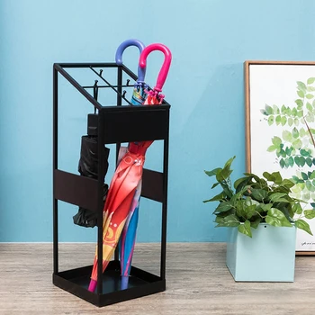 

Iron umbrella stand home waterproof drain umbrella holder rack commercial hotel lobby Rain gear storage shelf mx6201200