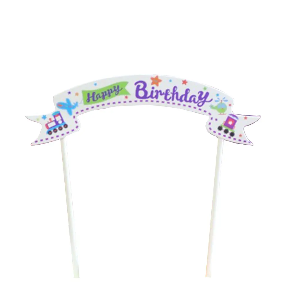 

Cake Creative Decoration Insert Flag Card Cake Card Baking Decoration Happy Birthday Insert