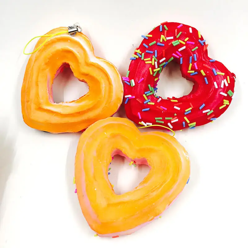 Lovely Donuts Unpack the toy Squishy Slow Rising Phone straps