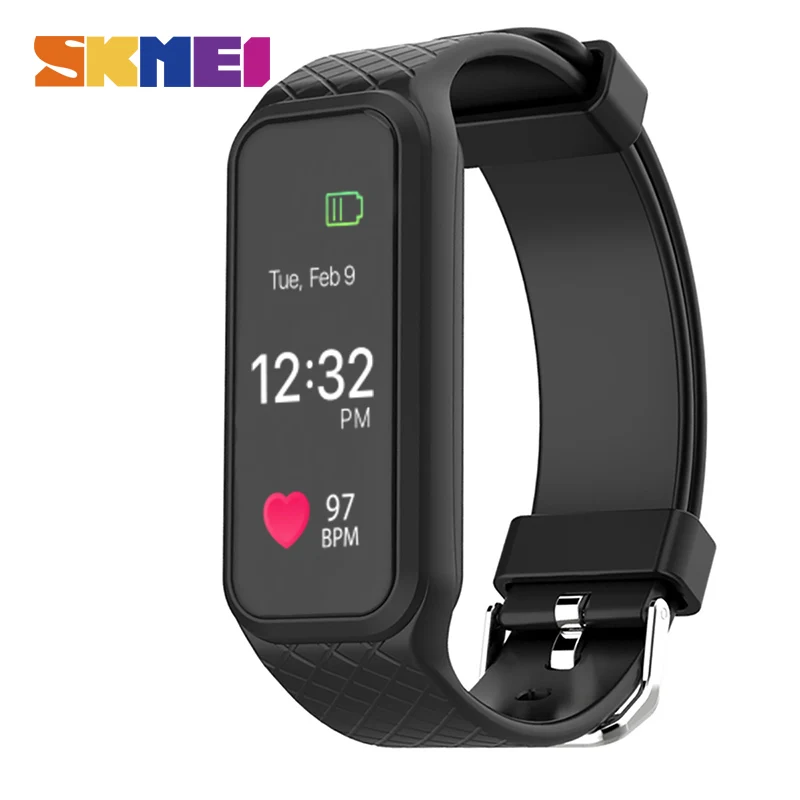 

SKMEI Smart Wristband Heart Rate Monitor Colorful Screen Pedometer Sports Watches Fashion Digital Smart Watch Android IOS L38I