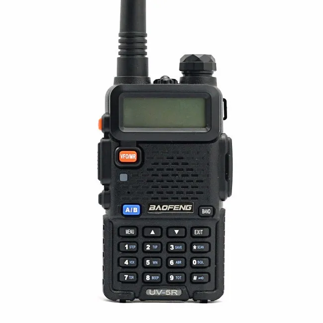 Baofeng UV-5R 136-174/400-520 MHz Walkie Talkie 5 Вт UHF/VHF Двухдиапазонный портативный Ham двухстороннее радио с Кабель для программирования/динамик