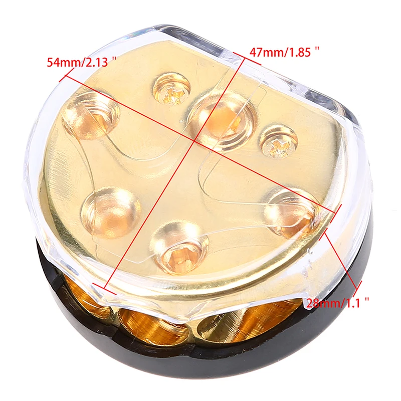 POSSBAY автомобильный аудио Мощность распределительный блок 2/3/4 способа выхода Пластик Медь держатель предохранителя автомобильный аудиоусилитель электрические Системы