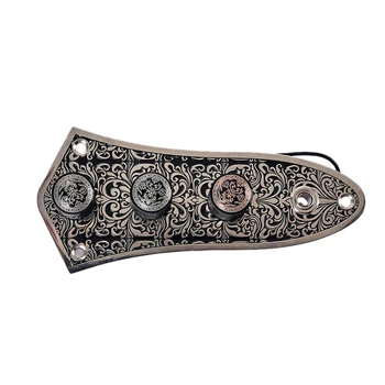 

Aluminum Alloy Engraving Harness Control Panel For Jazz Bass Jb Guitar Switch Control Panel Fo Jazz Bass Guitars Chrom