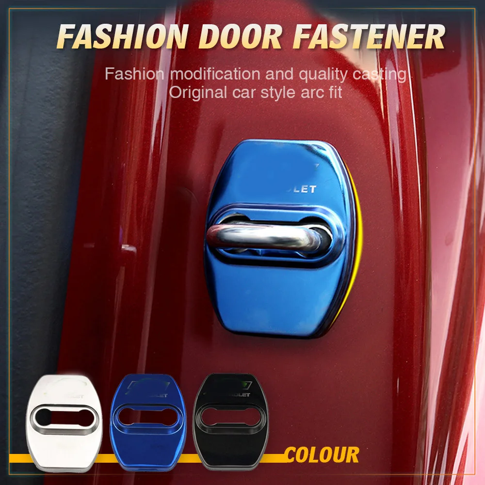 

Auto Car-Door Lock Cover Automobile Door Lock Protective Cover Decorative Interior For Chevrolet CAPTIVA 2011-2015 Accessories