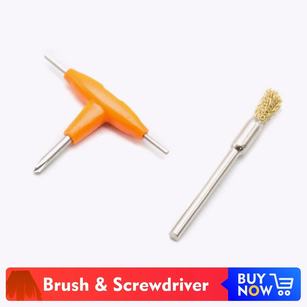 

Quartz Banger T Type Screwdriver + RDA Cleaning Brush Electronic Cigarettes DIY Tool for Electronic Cigarette RDA