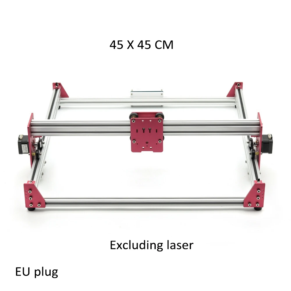 45*45 см мини ЧПУ лазерная гравировальная машина DC 12 В DIY гравер 500 МВт/2500 мвт/5500 МВт/15 Вт Настольный по дереву маршрутизатор/резак/принтер+ лазер