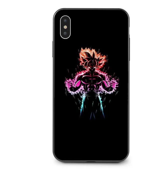 Горячая Dragon Ball Z Super DBZ Goku сайан вежета DBS мягкая задняя крышка чехол для iPhone 6 6S plus 7 8 plus X XS MAX XR 11 Pro Max - Цвет: TPU