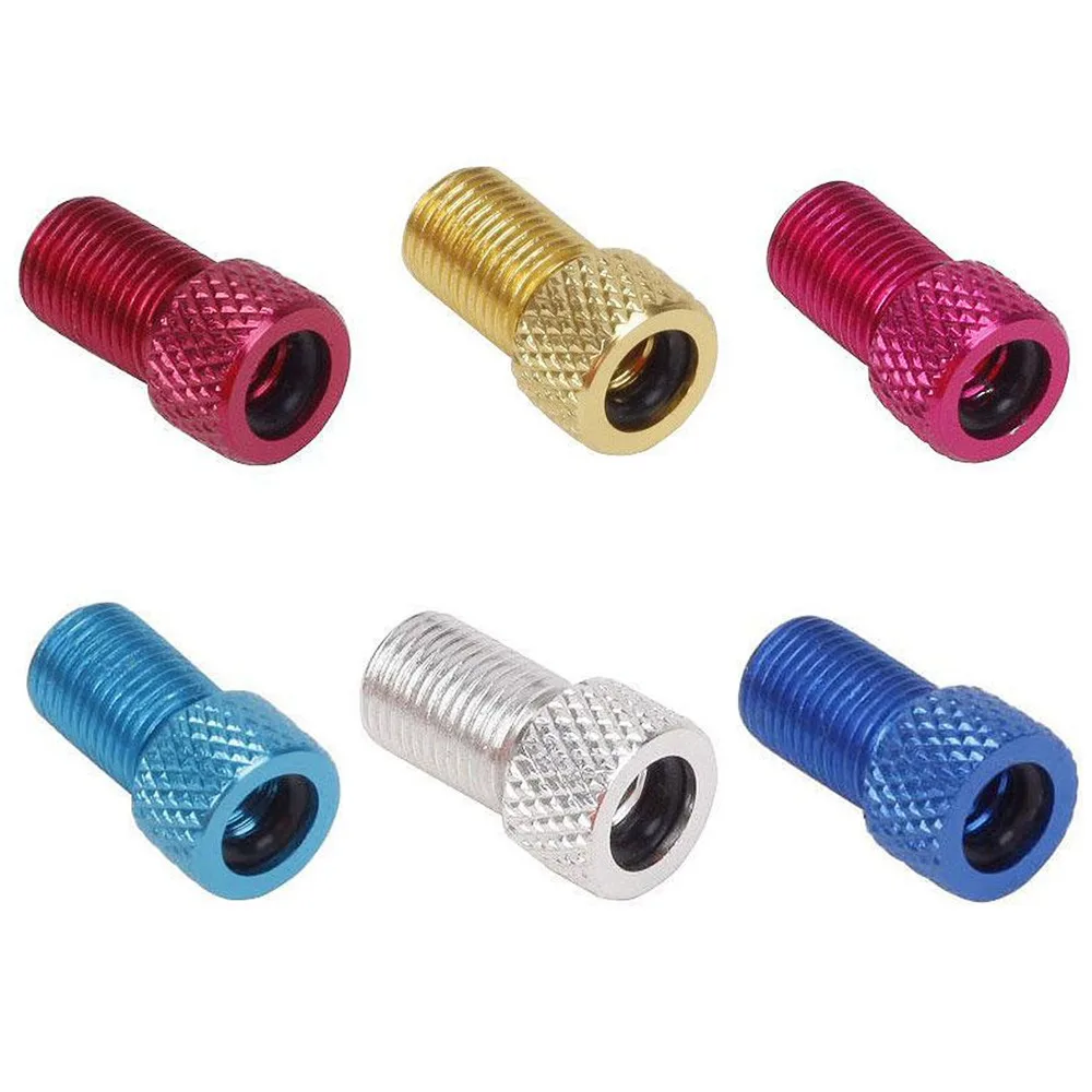 6pc PRESTA to SCHRADER (Car) Valve Adapter Bicycle Road Racing Bike