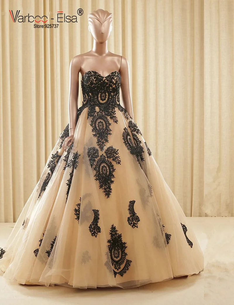 Robe De Mariage Princesse Sweetheart Embroidery Wedding Dresses Varboo Elsawill Try Our Best To Provide The Most Stanging Dress For Your Day