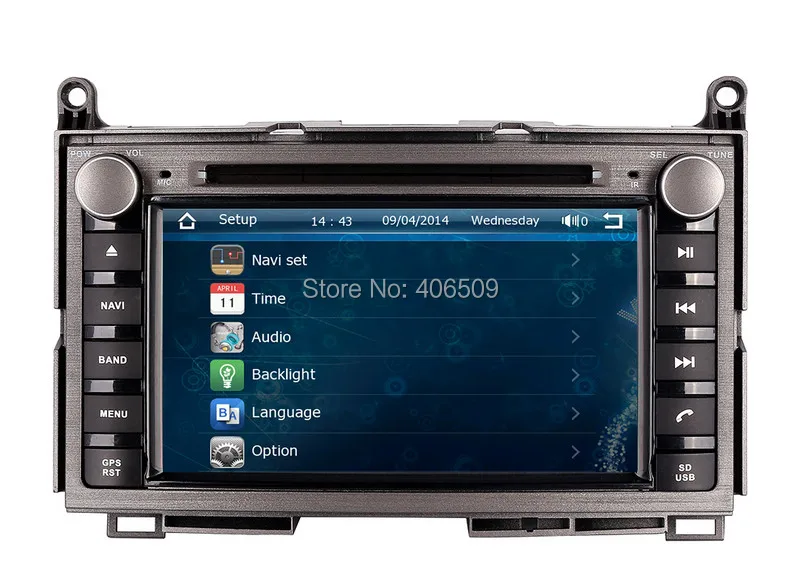 Excellent In Dash Auto Radio Car DVD Player for Toyota Venza 2008-2013 with GPS Navigation Bluetooth Map USB AUX Auto Audio Multimedia 6
