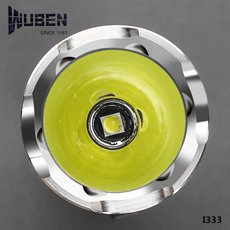 Wuben I333 18650 микро usb зарядка фонарик для самозащиты 1100lm мощный перезаряжаемый