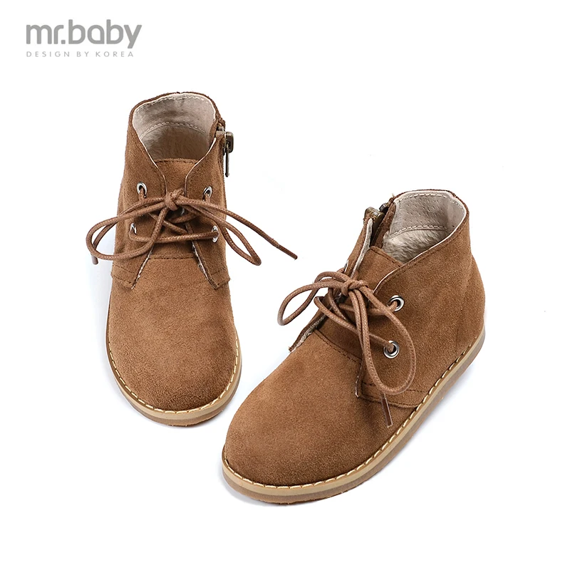 Mr.baby autumn and winter in South Korea new boots side zipper boy