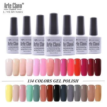 

Arte Clavo Nail Gel Nail Polish Gel Polish Top Coat Gel Lacquer 10ml Soak Off UV Lamp Vernis Hybrid Primer Design of Nail Art