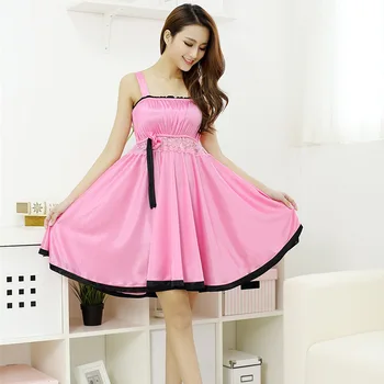 

2019 New summer style Nightgown Nightdress pijama Ladies Sleepwear Women nightwear AZ560