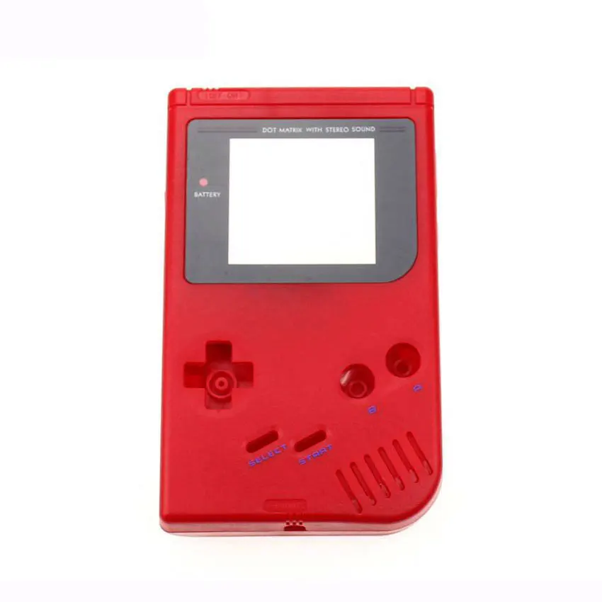 ChengHaoRan 1 комплект для приставка Gameboy GB Классическая Консоль Пластиковый Корпус чехол Крышка для корпуса с объективом экрана, отвертка, проводящая d-накладка