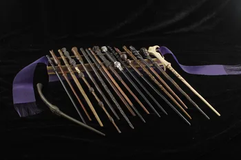 

50pc 30style Mental Core Top Quality Harry Hermione Series Magic Wand With Gift Box Cosplay Prop Metal Core Toy Stick