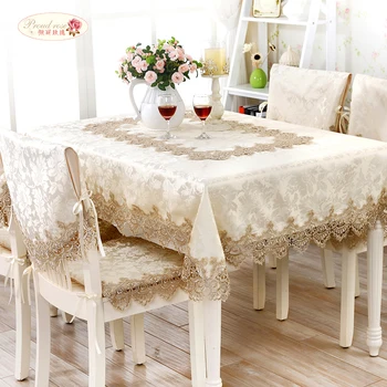 

Proud Rose European Lace Round Table cloth High-grade Tea Table Cloth Cover Towel Table Runners Modern Decor Tablecloth