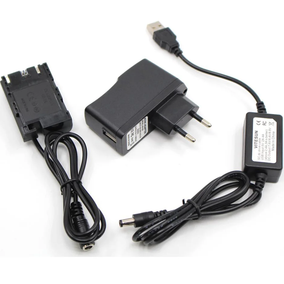 

SLR camera power bank PRO sc usb cable+5V3A+DR-E6 dc coupler LP-E6 dummy battery for Canon EOS 5D Mark II III 5D2 5D3 6D 7D 60D