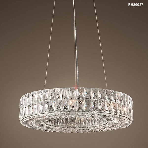 RH Circular Crystal lighting Modern Round Cristal ...